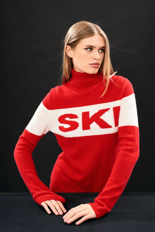 Cashmere Ski Roll Neck Collar