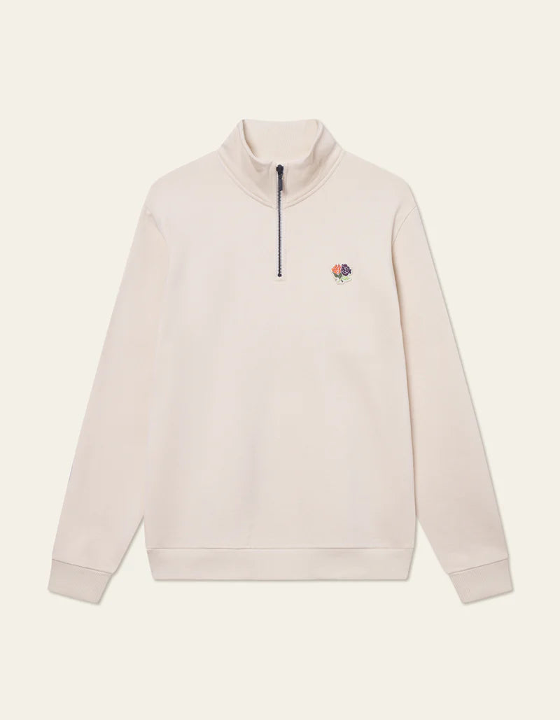 Felipe Patch Half Zip Sweatshirt