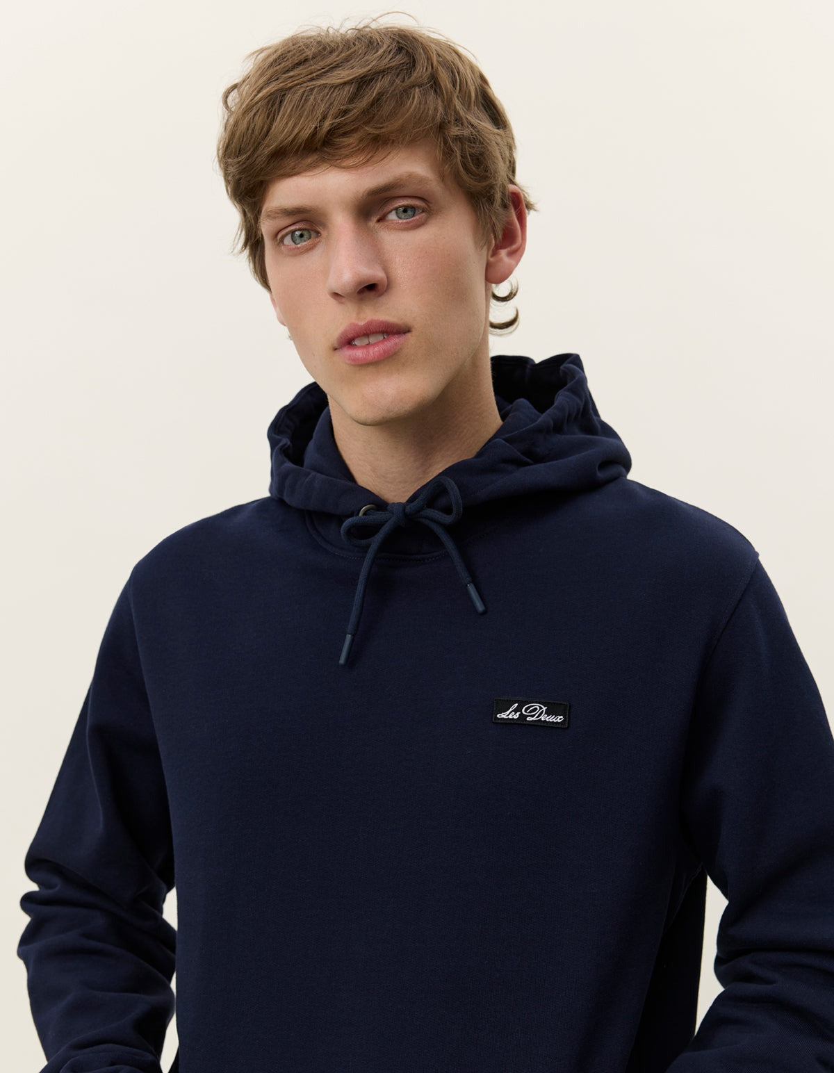 Patch Hoodie Dark Navy
