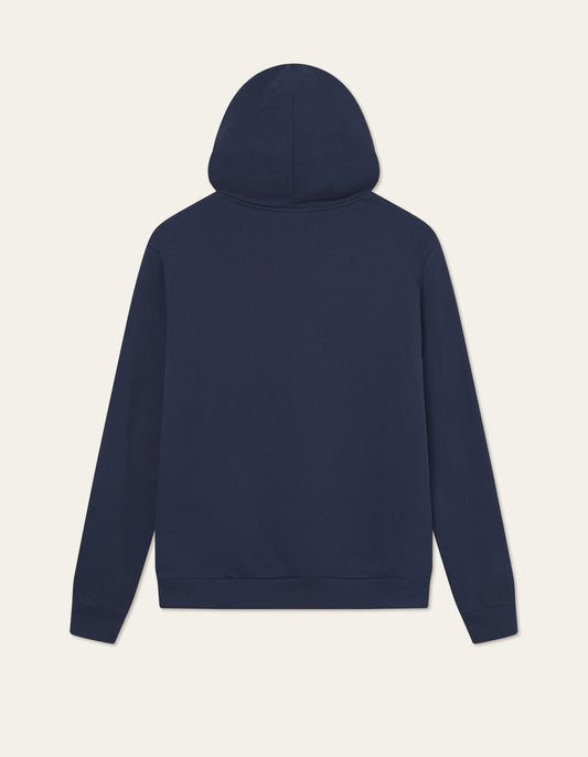 Patch Hoodie Dark Navy