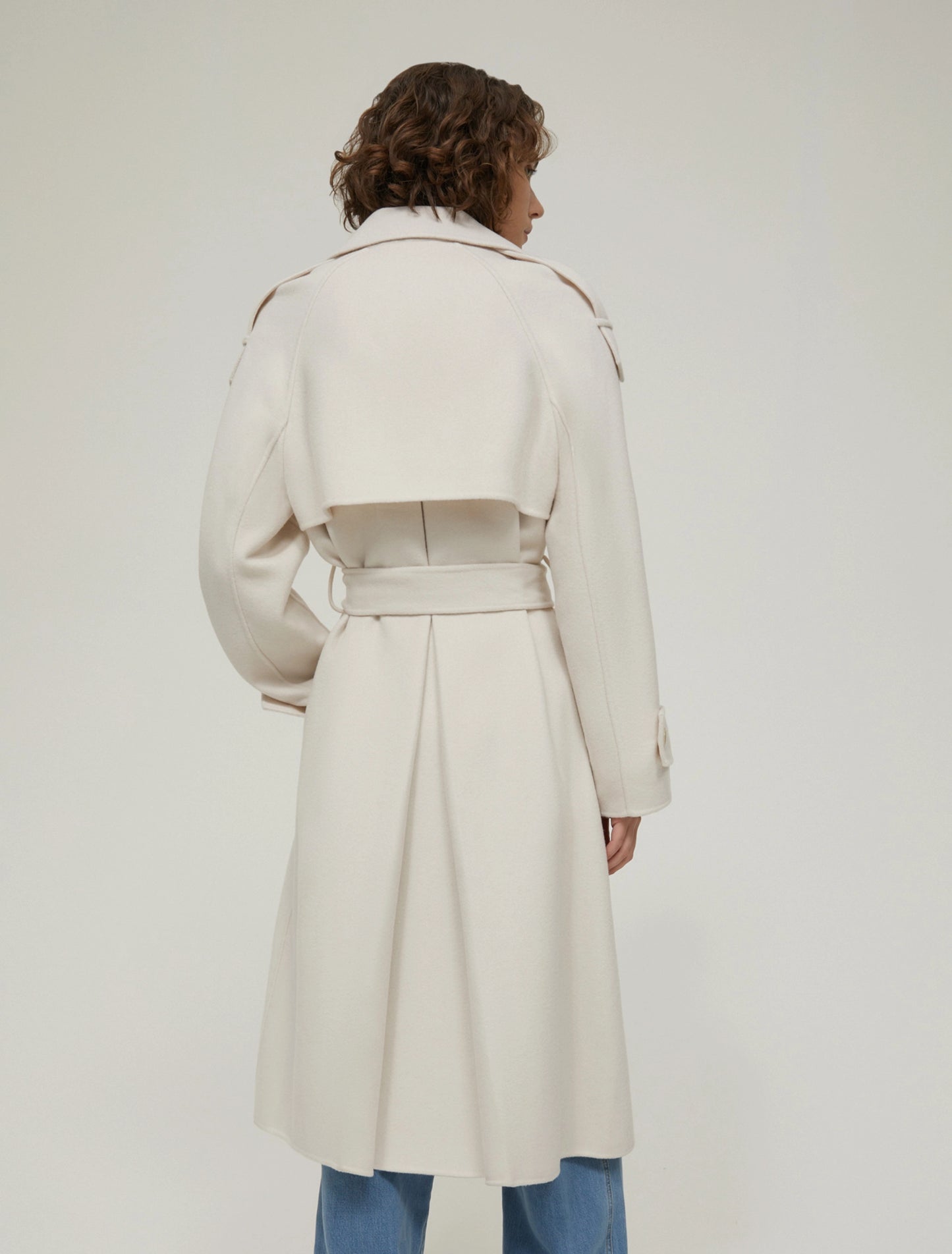 Double-Woven Wool Trench