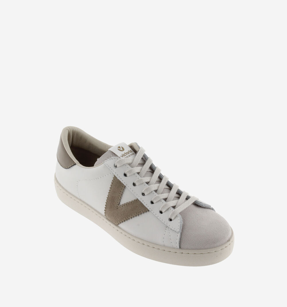 Berlin Leather Sneaker Beige