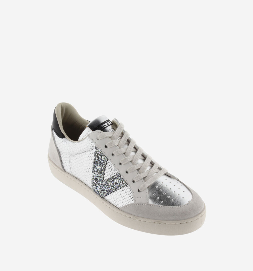 Berlin Leather Sneaker Metal Snake
