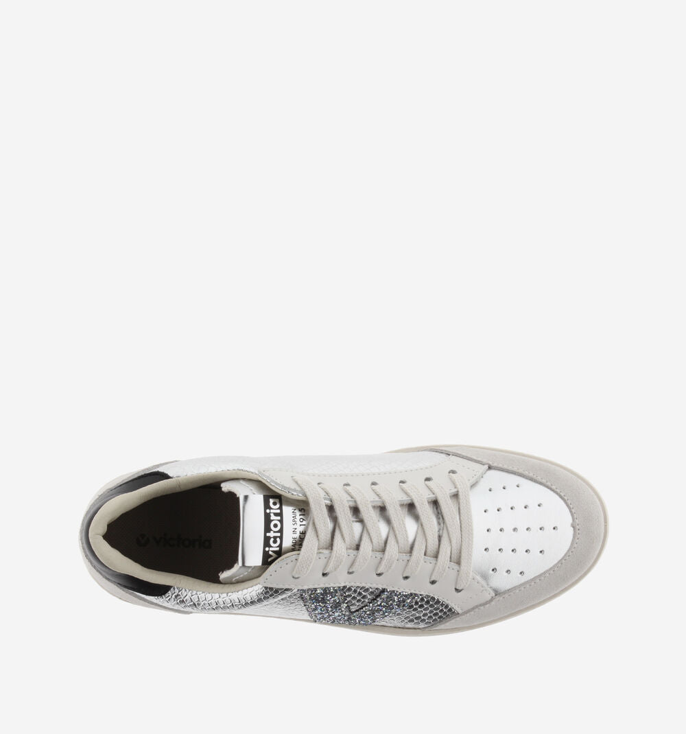 Berlin Leather Sneaker Metal Snake