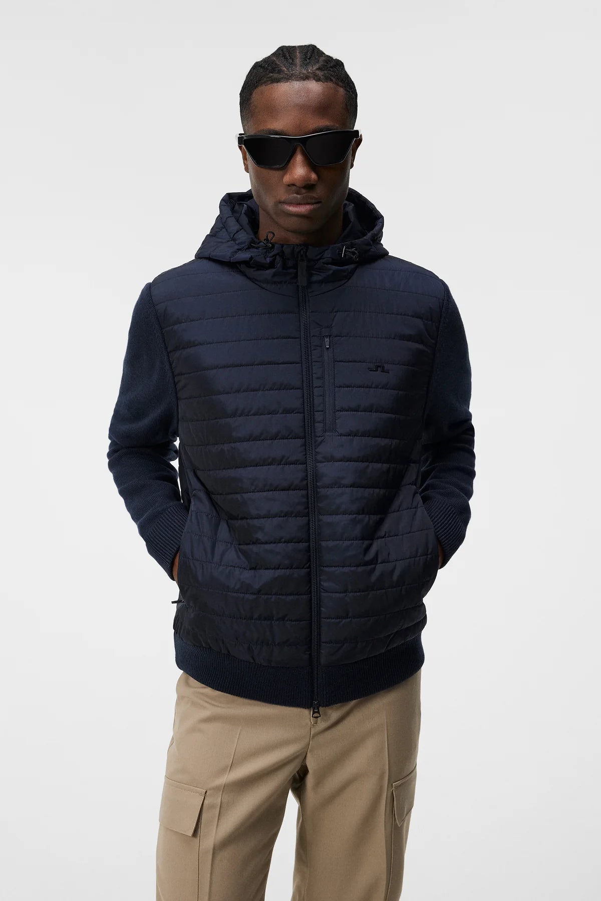 Pierre Knitted Hybrid Jacket