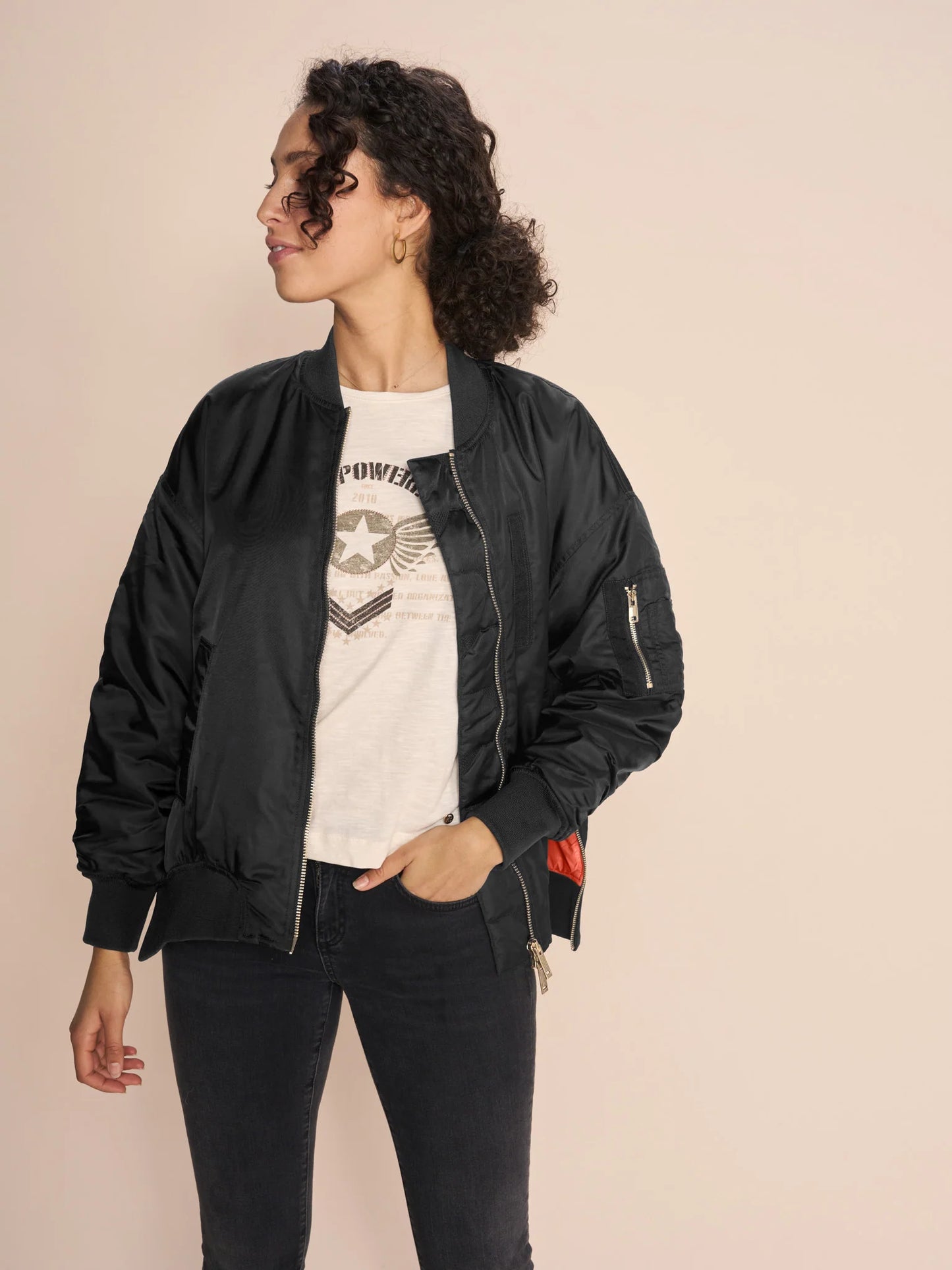 Ruby Bomber Jacket