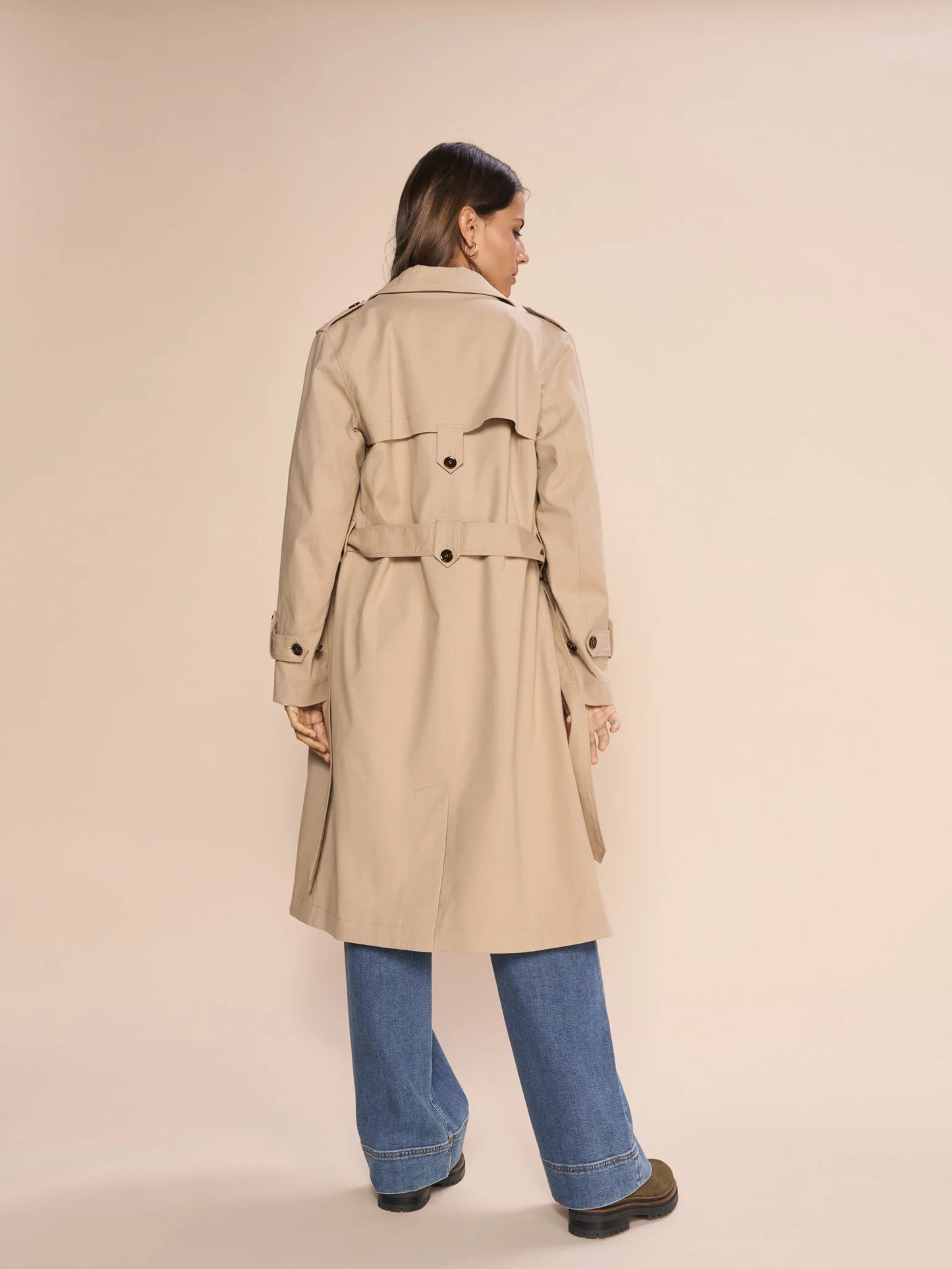 Farah Tan Trench Coat