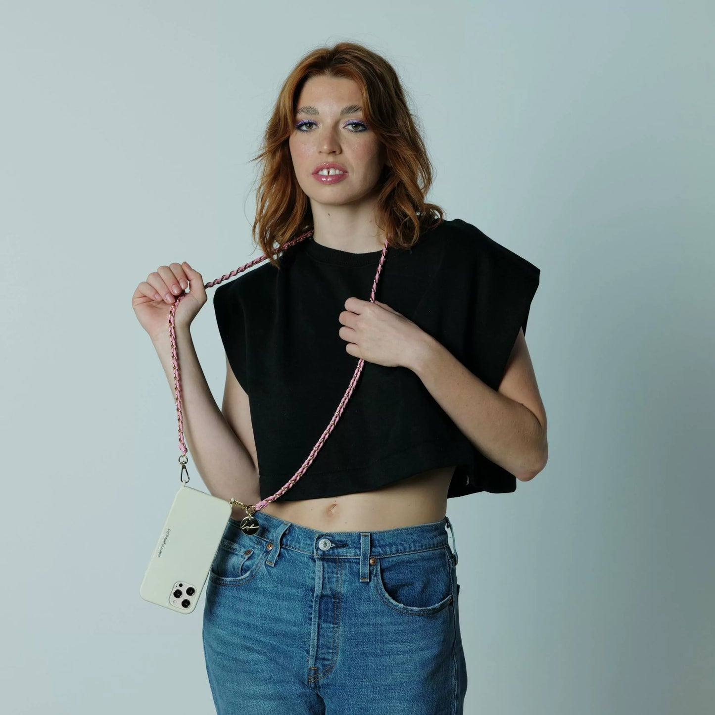 Lou Phone Chain Rose Chain
