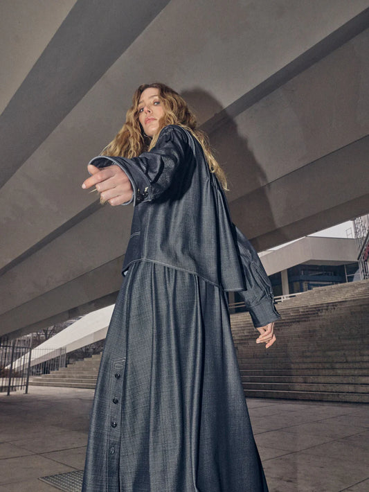 Poy Cilla Denim Skirt