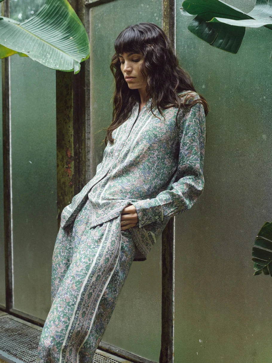 Kana Flowish Orchid Shirt