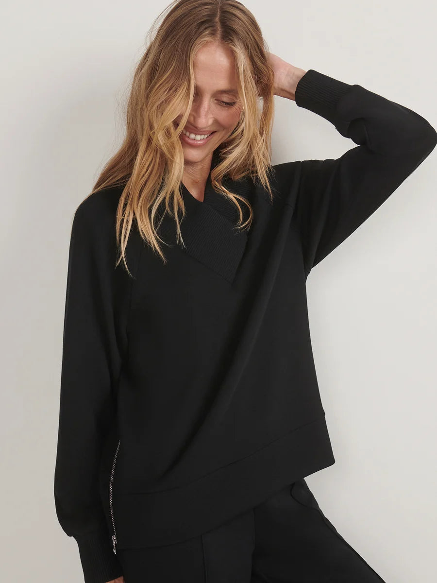 Macie Zip-Hem Sweat