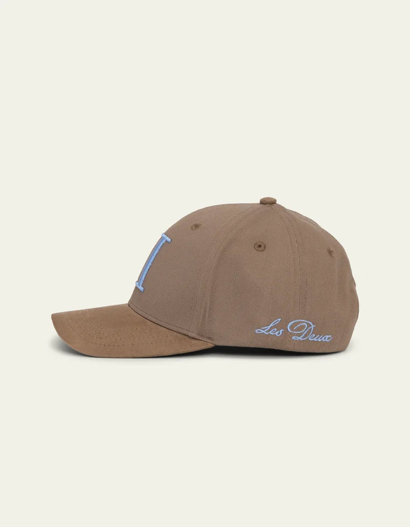 Baseball Cap Suede II - Brown/Blue