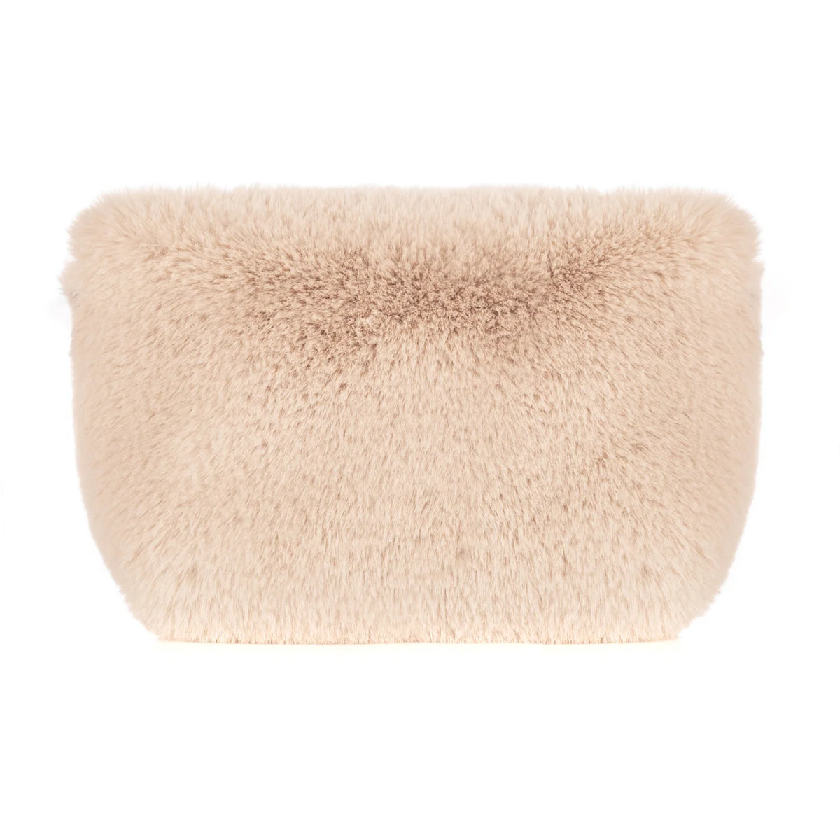 Faux Make Up Bag - Biscuit