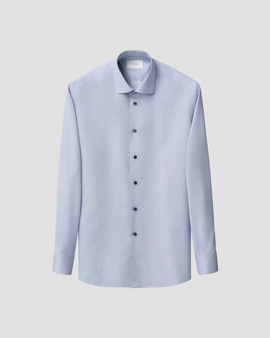 Striped Cotton Lyocell Tencel Shirt