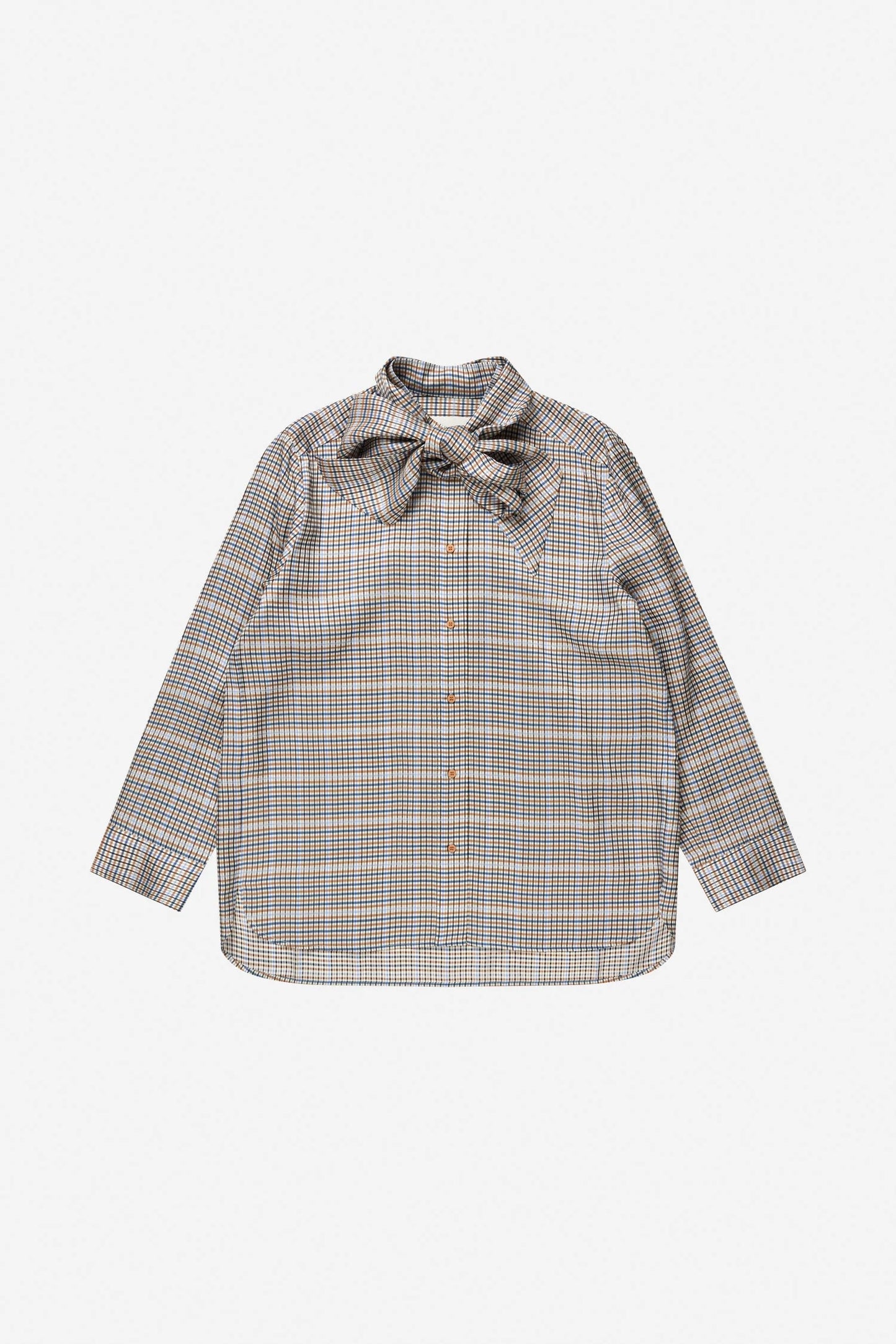 Veiling Check Blouse
