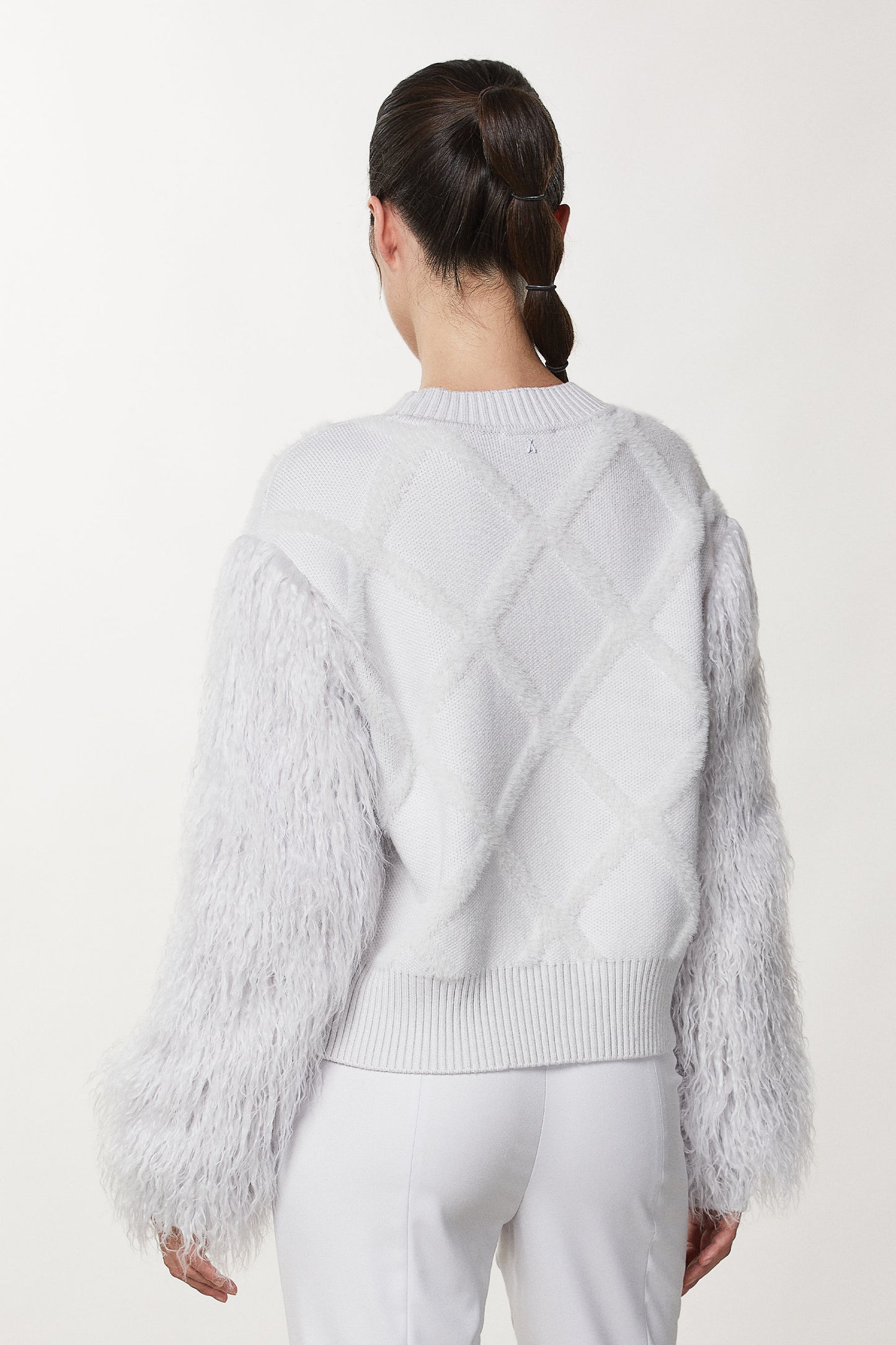 Sweater With Fluffy Sleeves