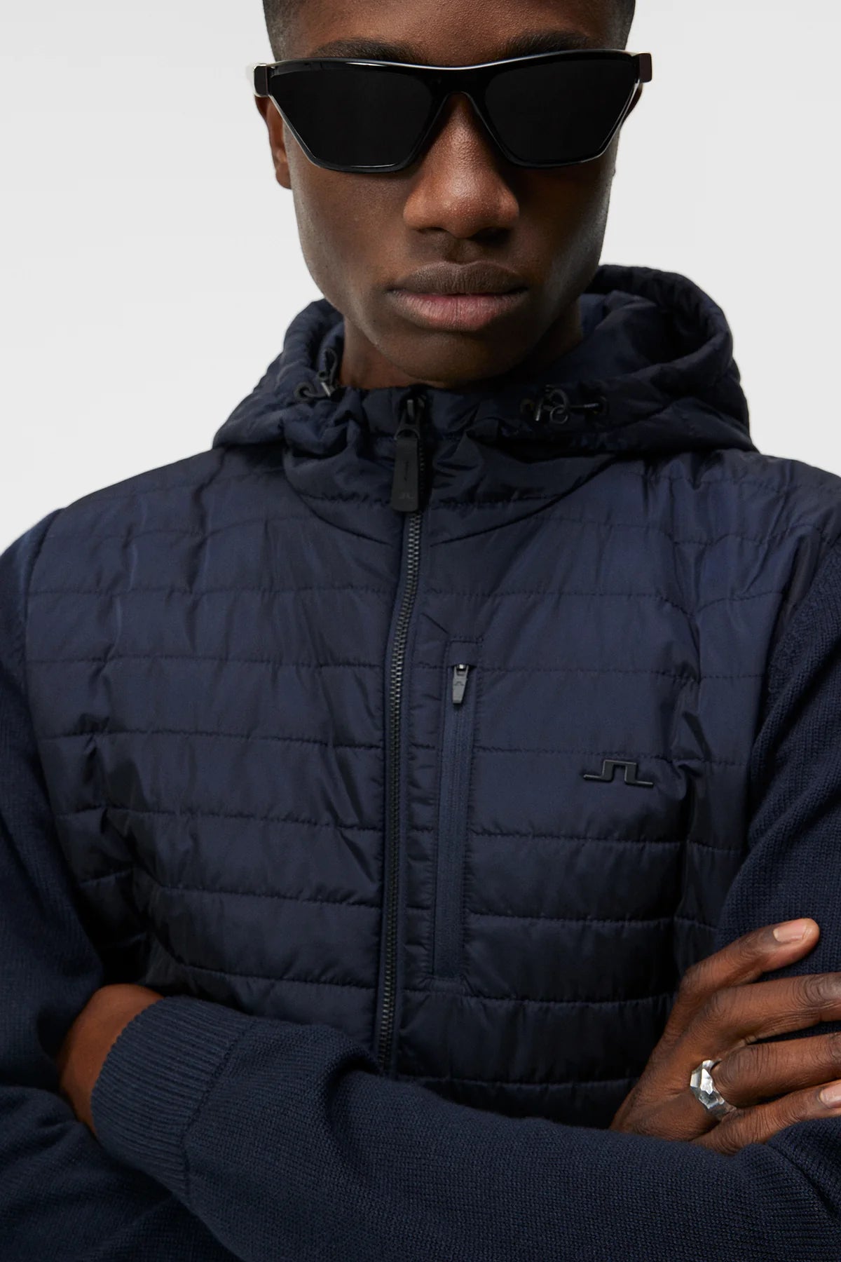 Pierre Knitted Hybrid Jacket