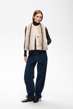 Zabelle Waistcoat Faux Fur