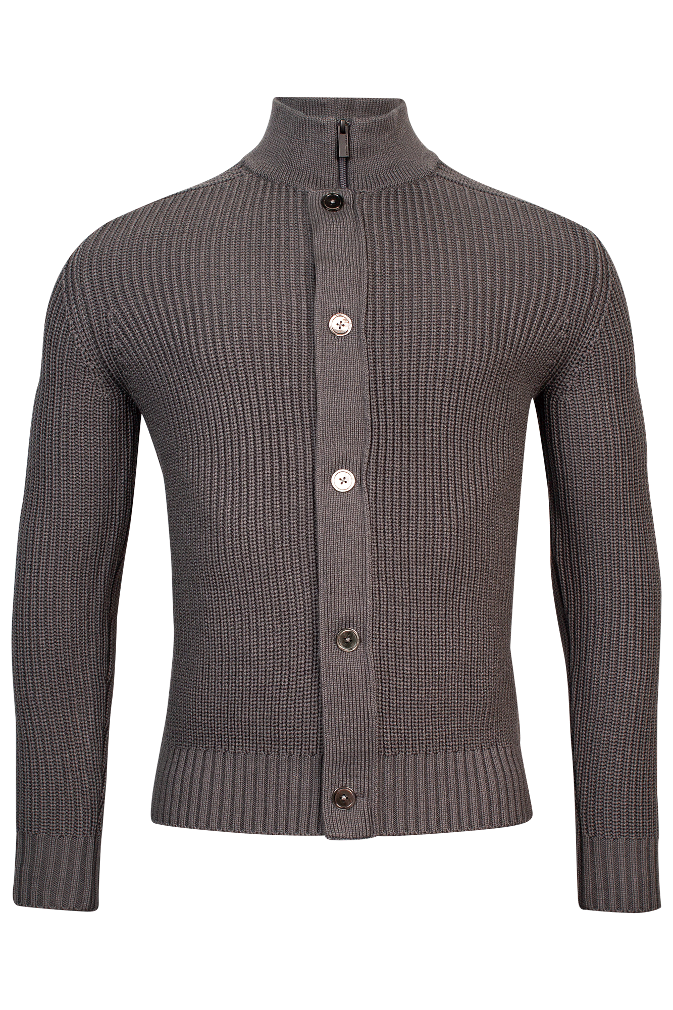 Rib Knit Cardigan