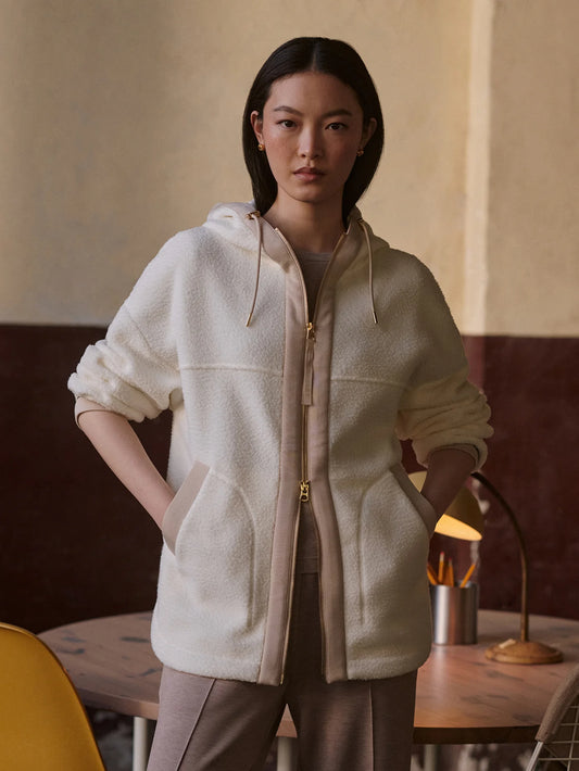 Fay Relaxed Fleece - Egret