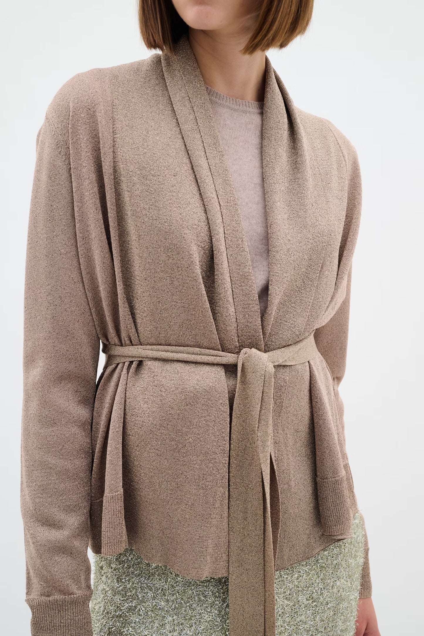 Thani Short Glitter Cardigan