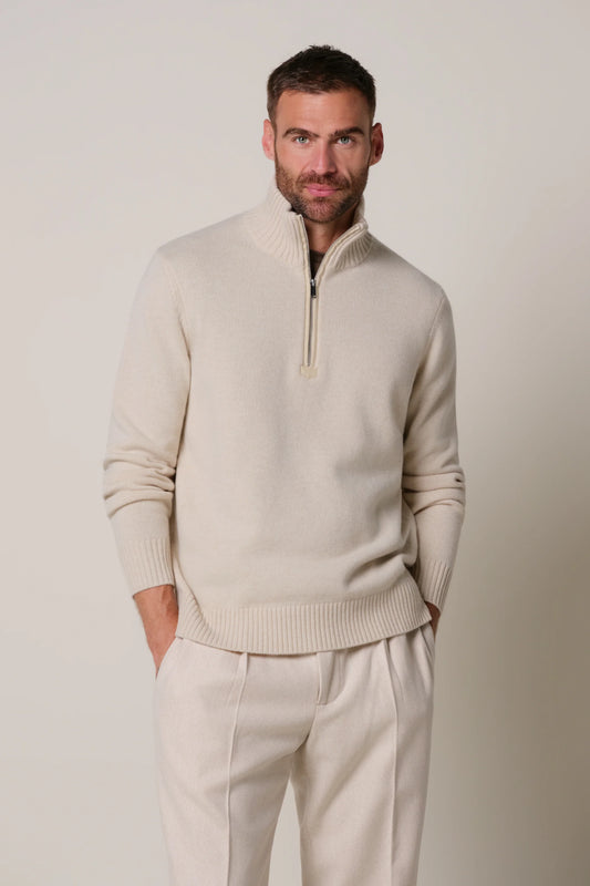 Soft Wool Half Zip