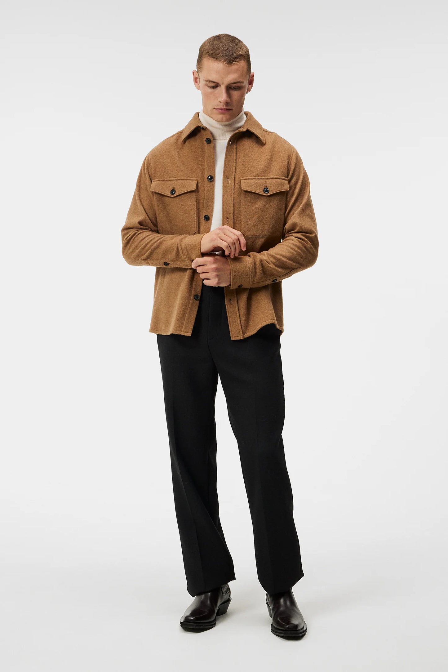 Flat Wool Overshirt