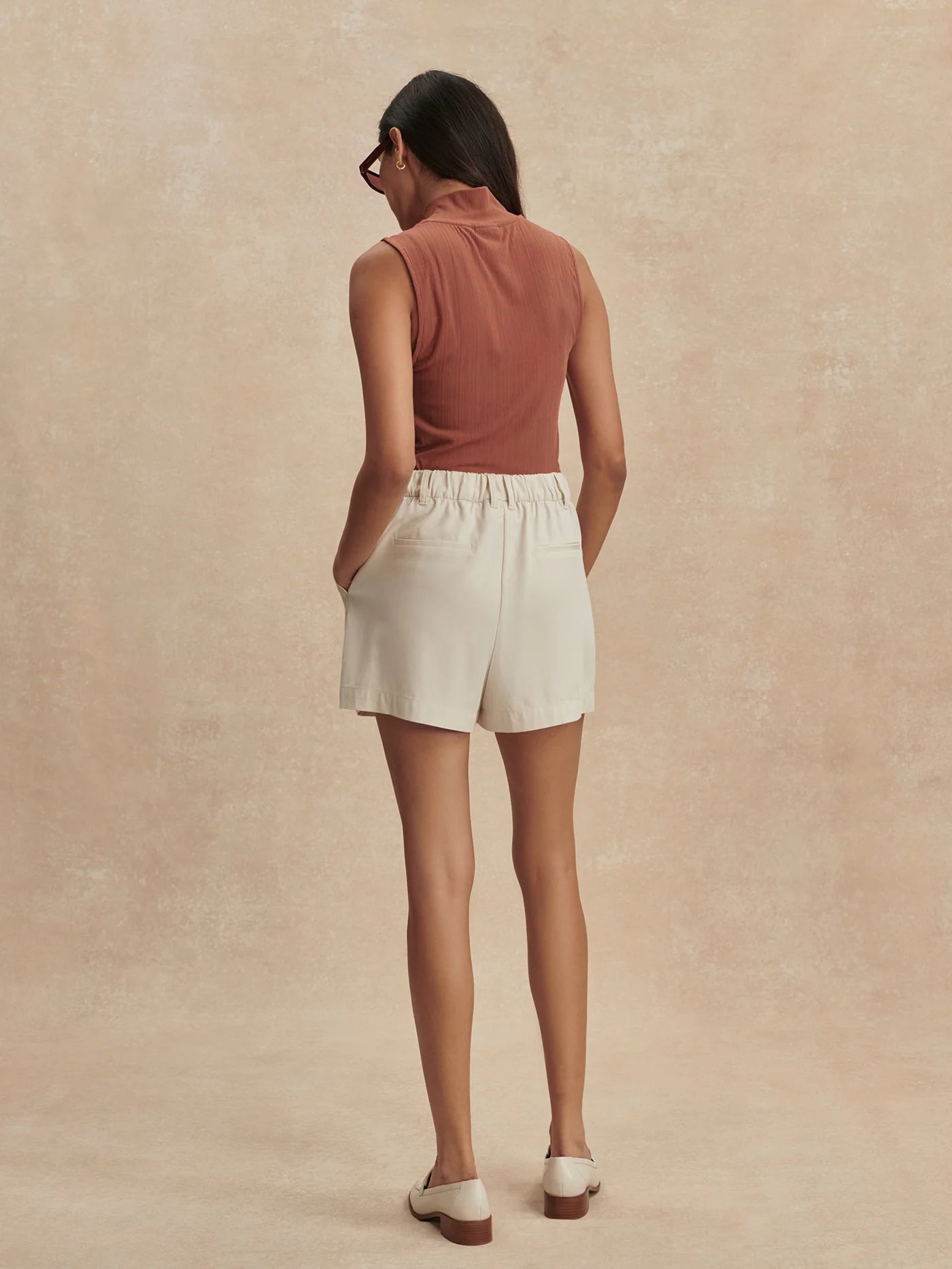 Tansy Woven Short 3" - Ivory