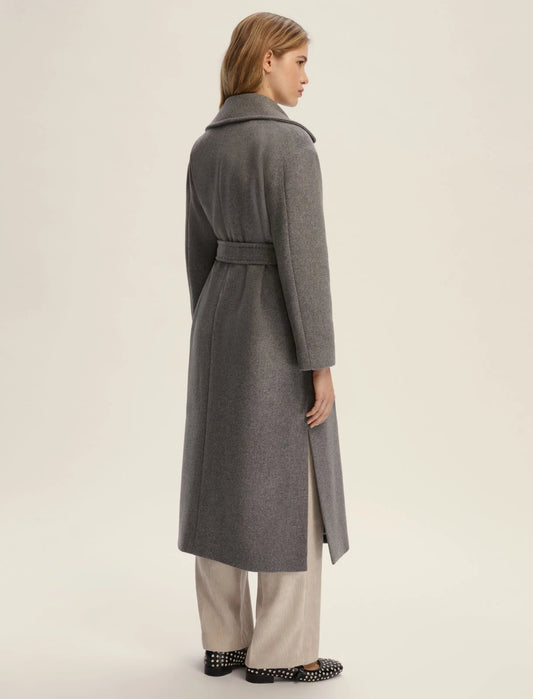 Double Faced Wool Coat Otter