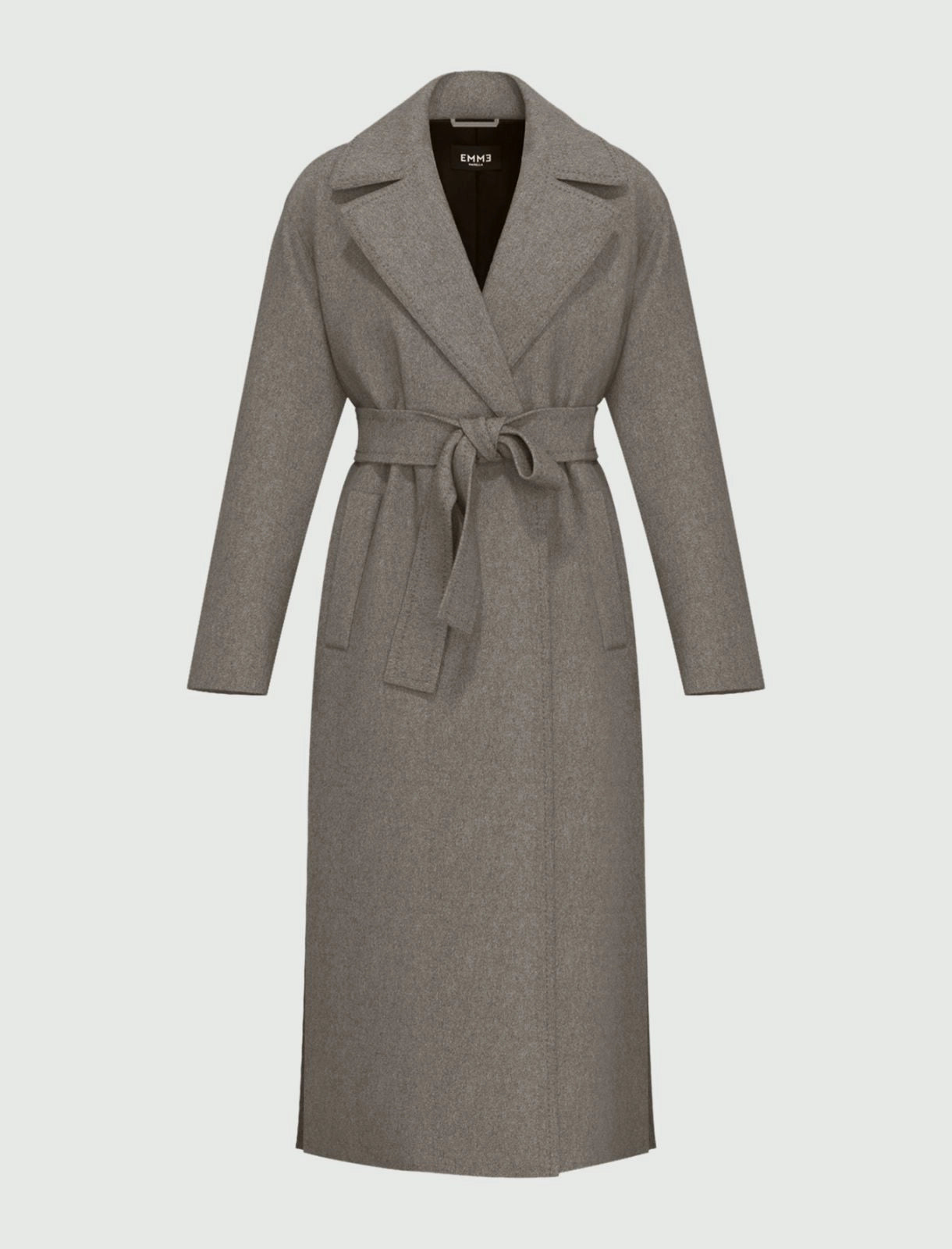 Double Faced Wool Coat Otter