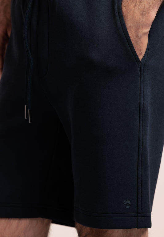 Navy Sweat Short