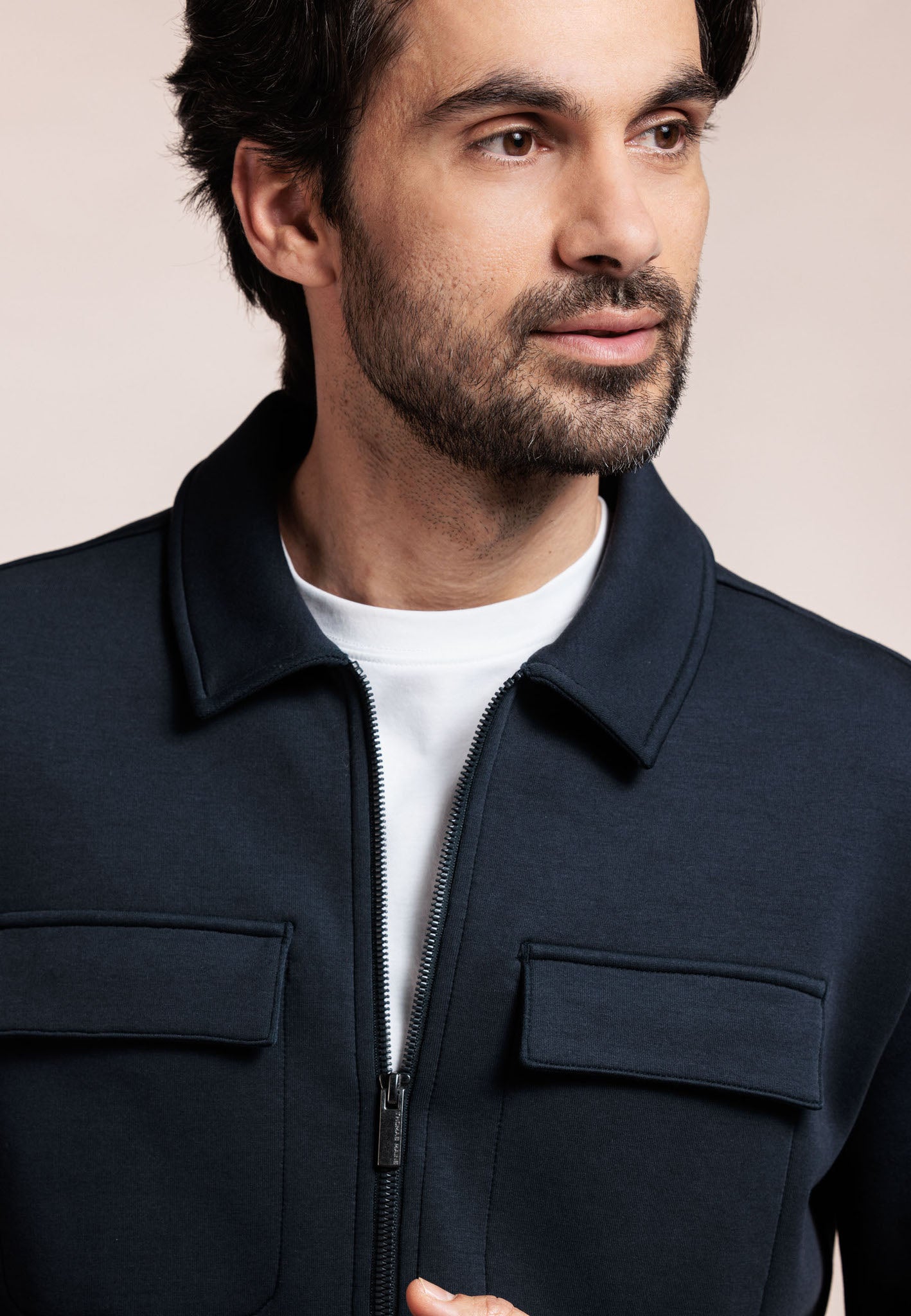 Navy Full Zip Jacket