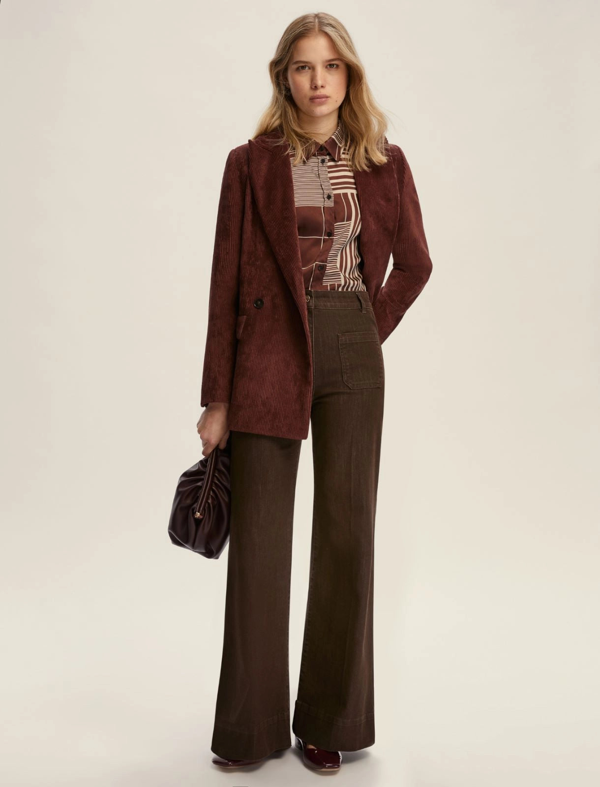 Penny Black Double-Woven Wool Trench in Ivory – Lewis Yates