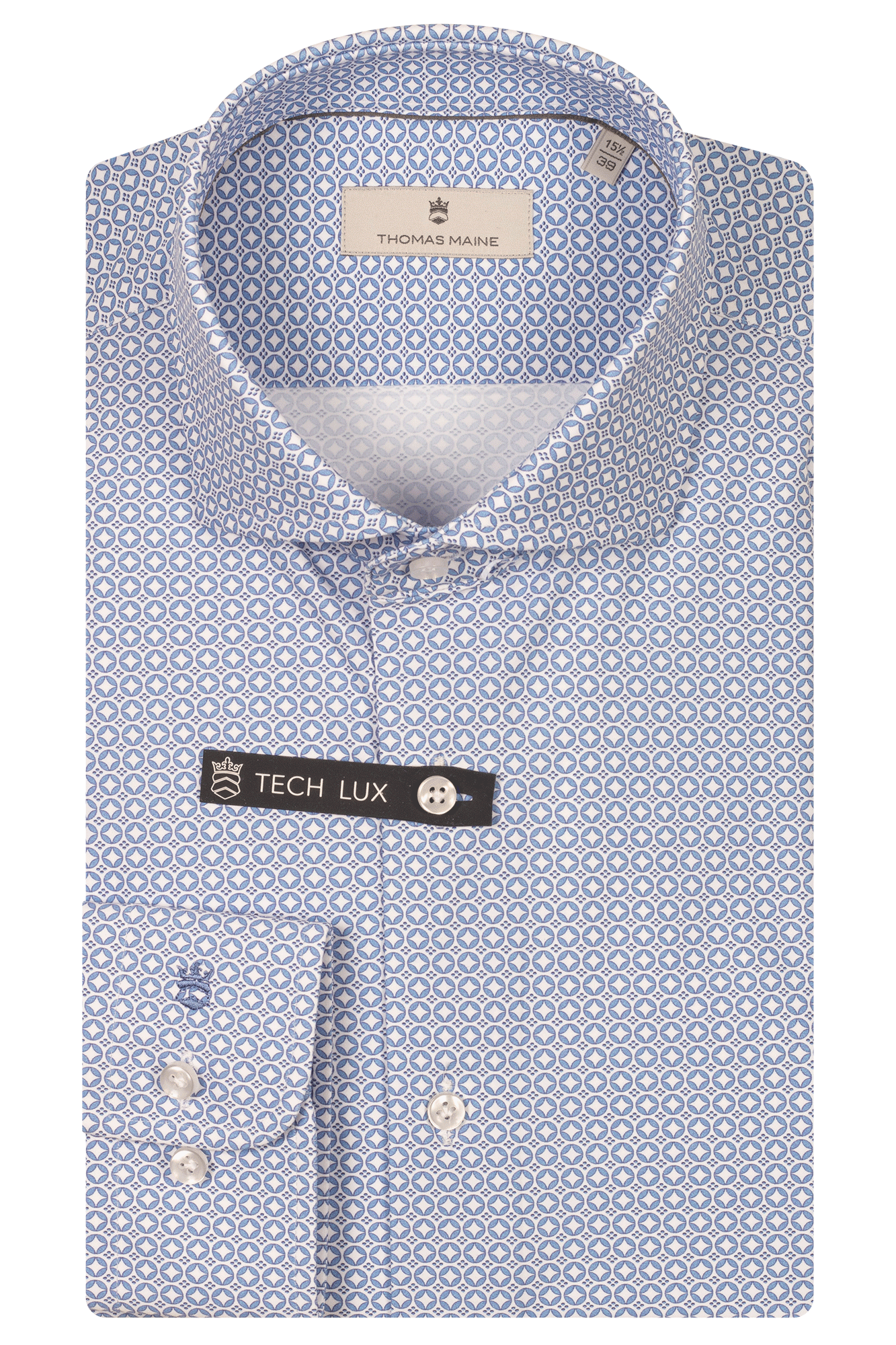 Geometric Four-Way Stretch Shirt