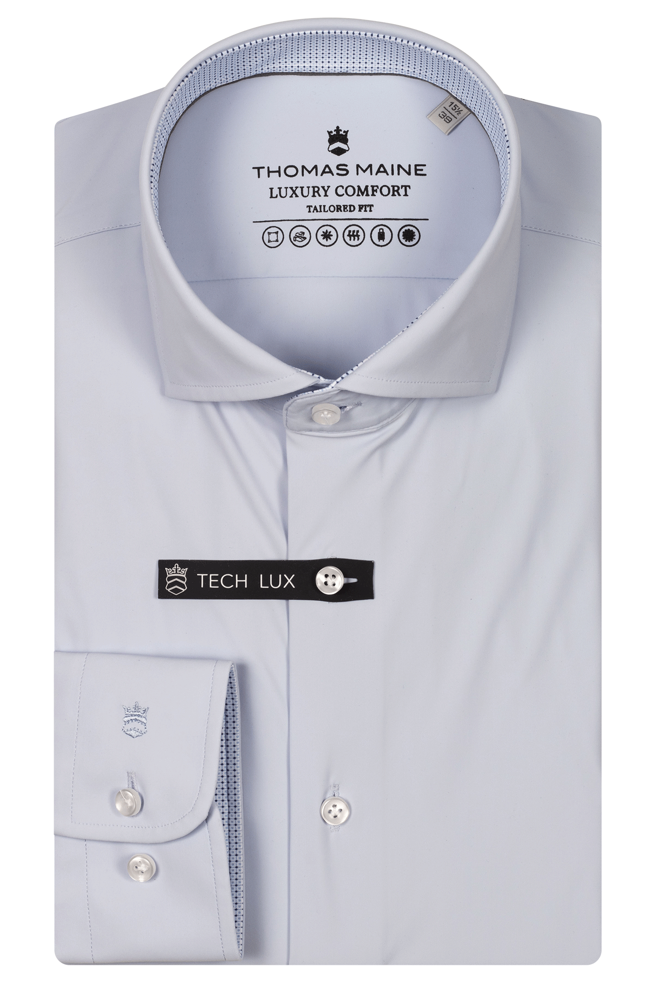 Light Blue Four-Way Stretch Shirt