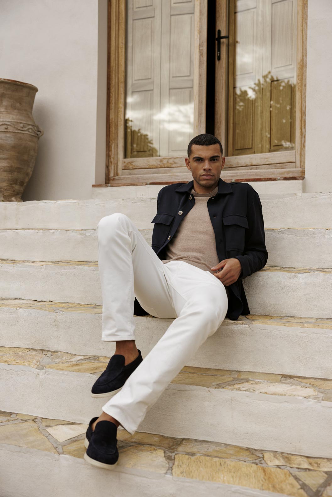 Navy Monza Overshirt