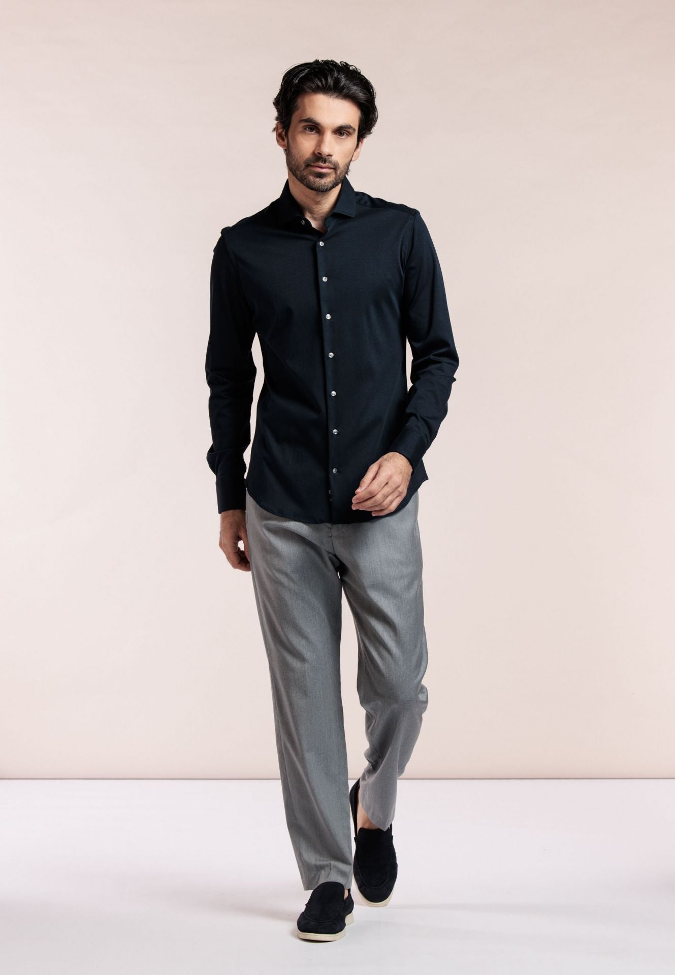 Navy Jersey Shirt