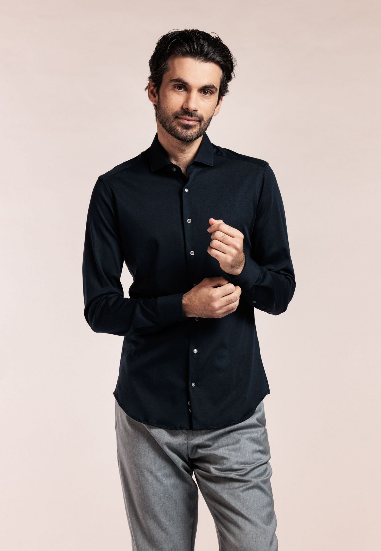 Navy Jersey Shirt