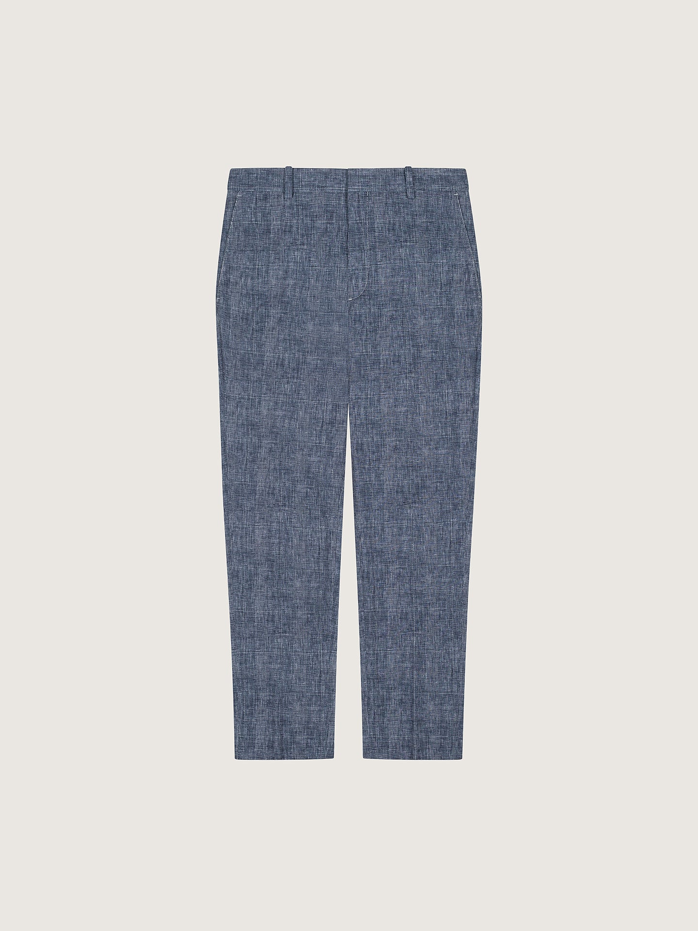 Blue POW Check Trouser