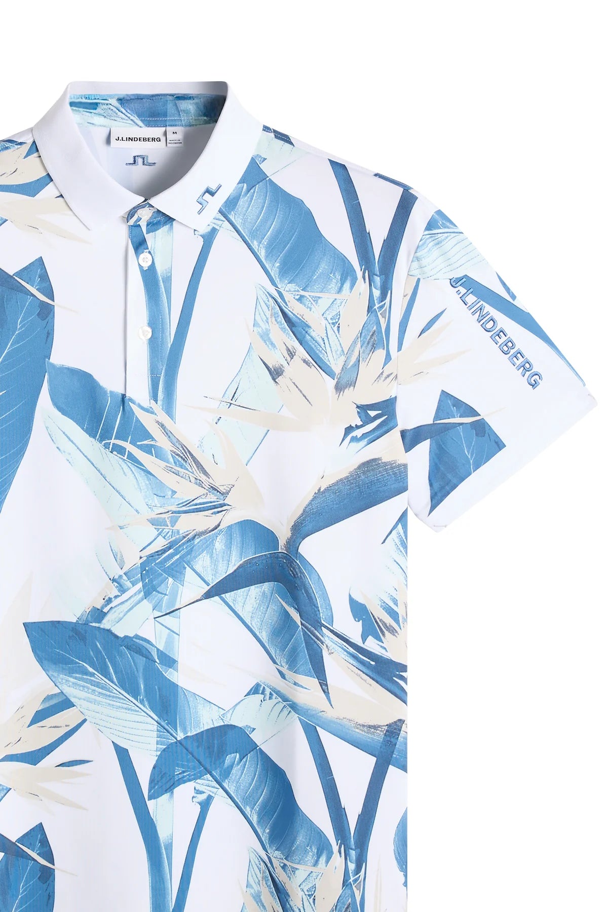 Tour Tech Print Polo - Paradise Sky