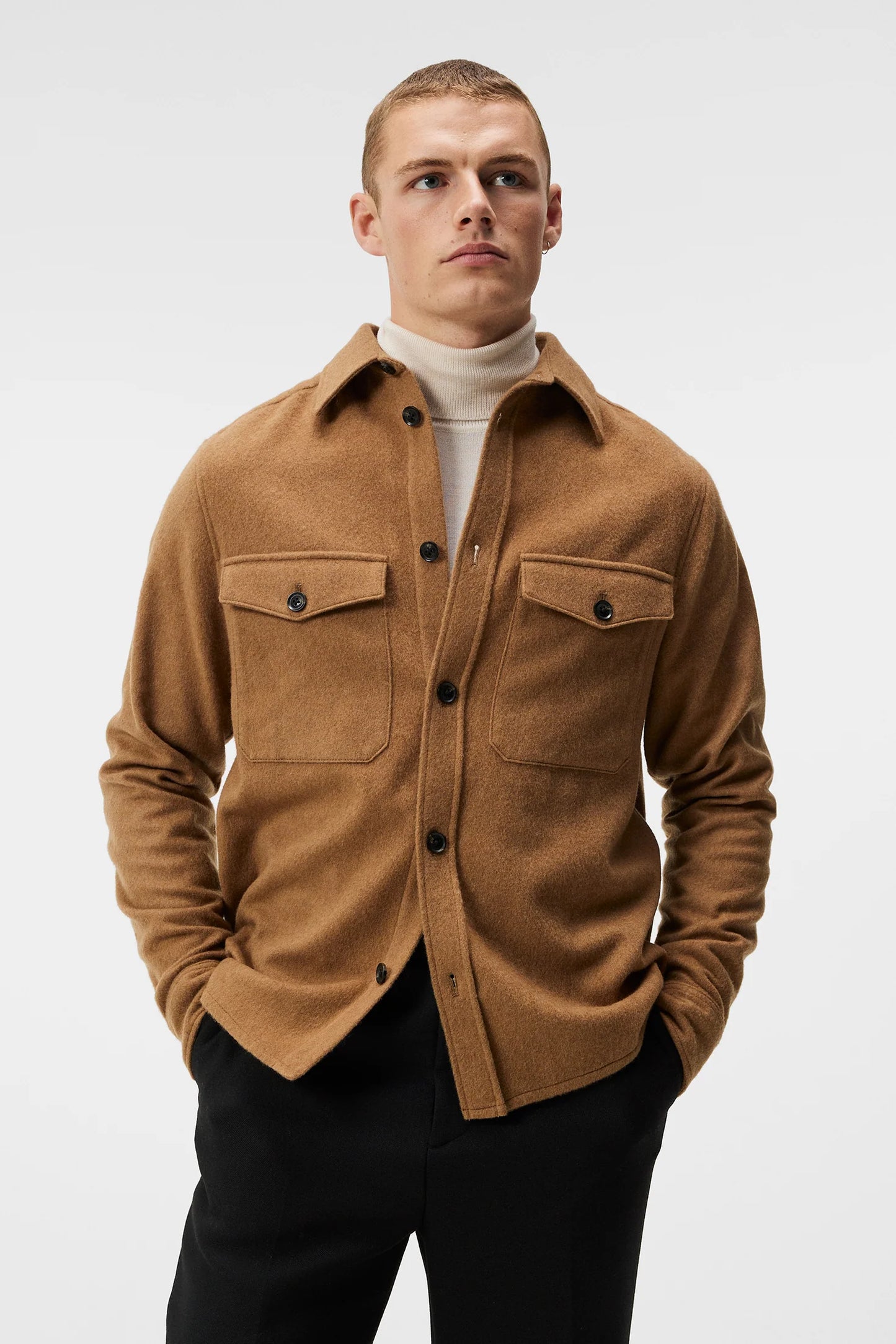 Flat Wool Overshirt