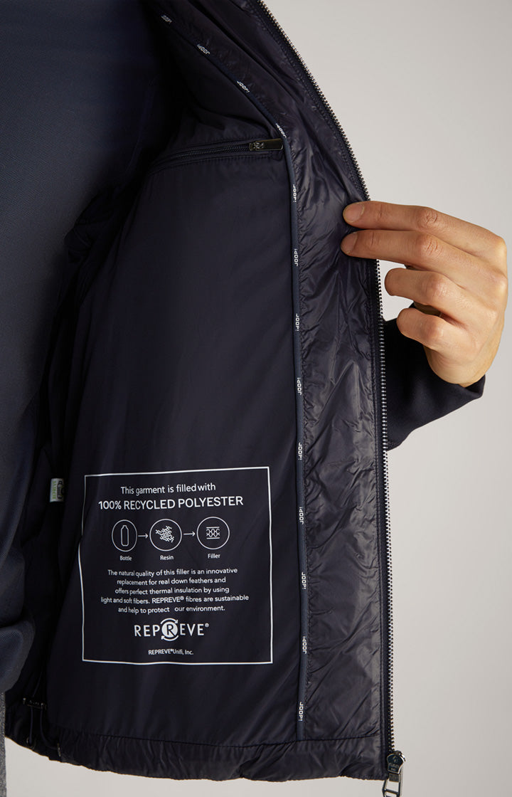 Ciscos Quilted Jacket In Navy