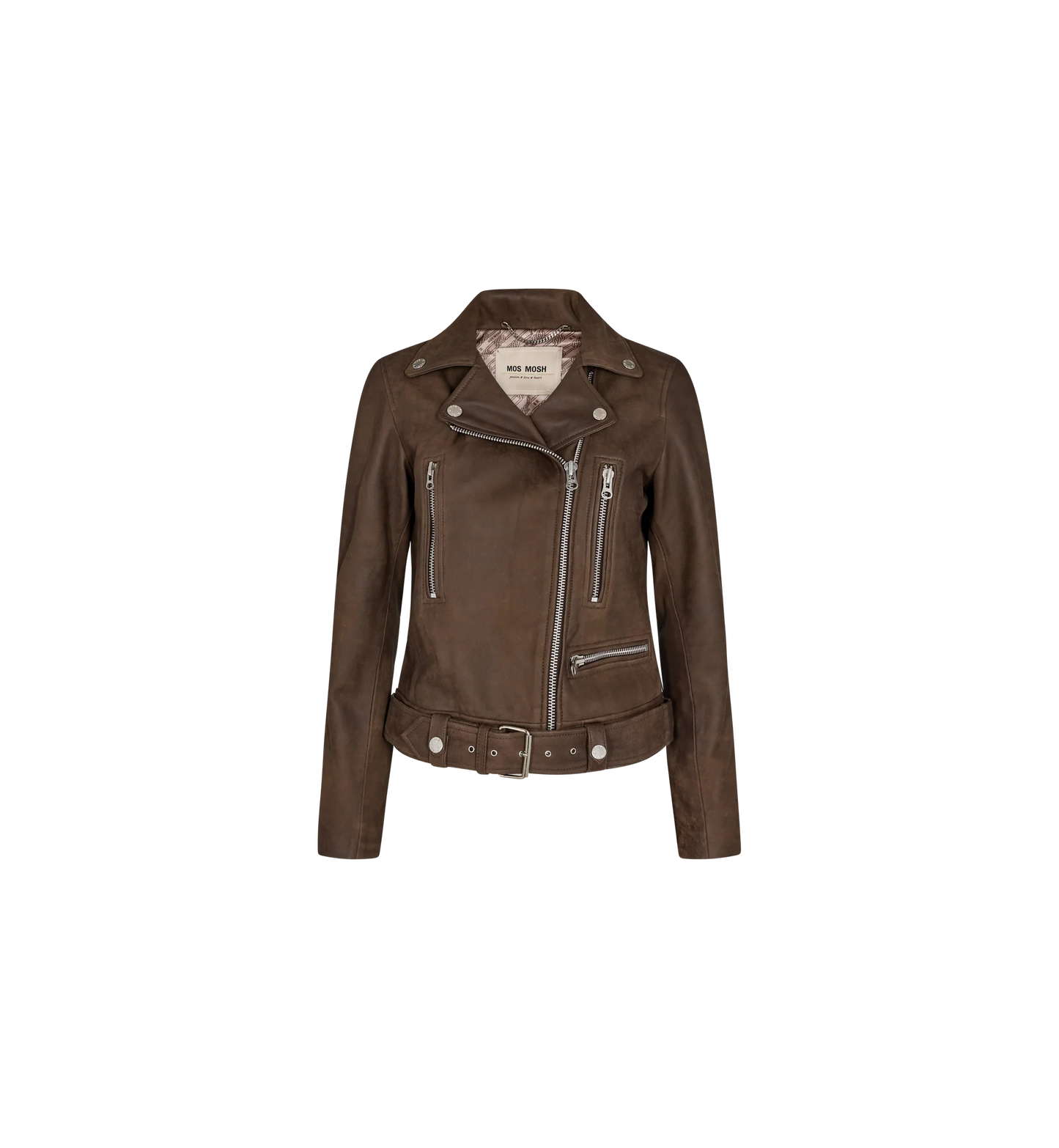 Almina Biker Leather Jacket
