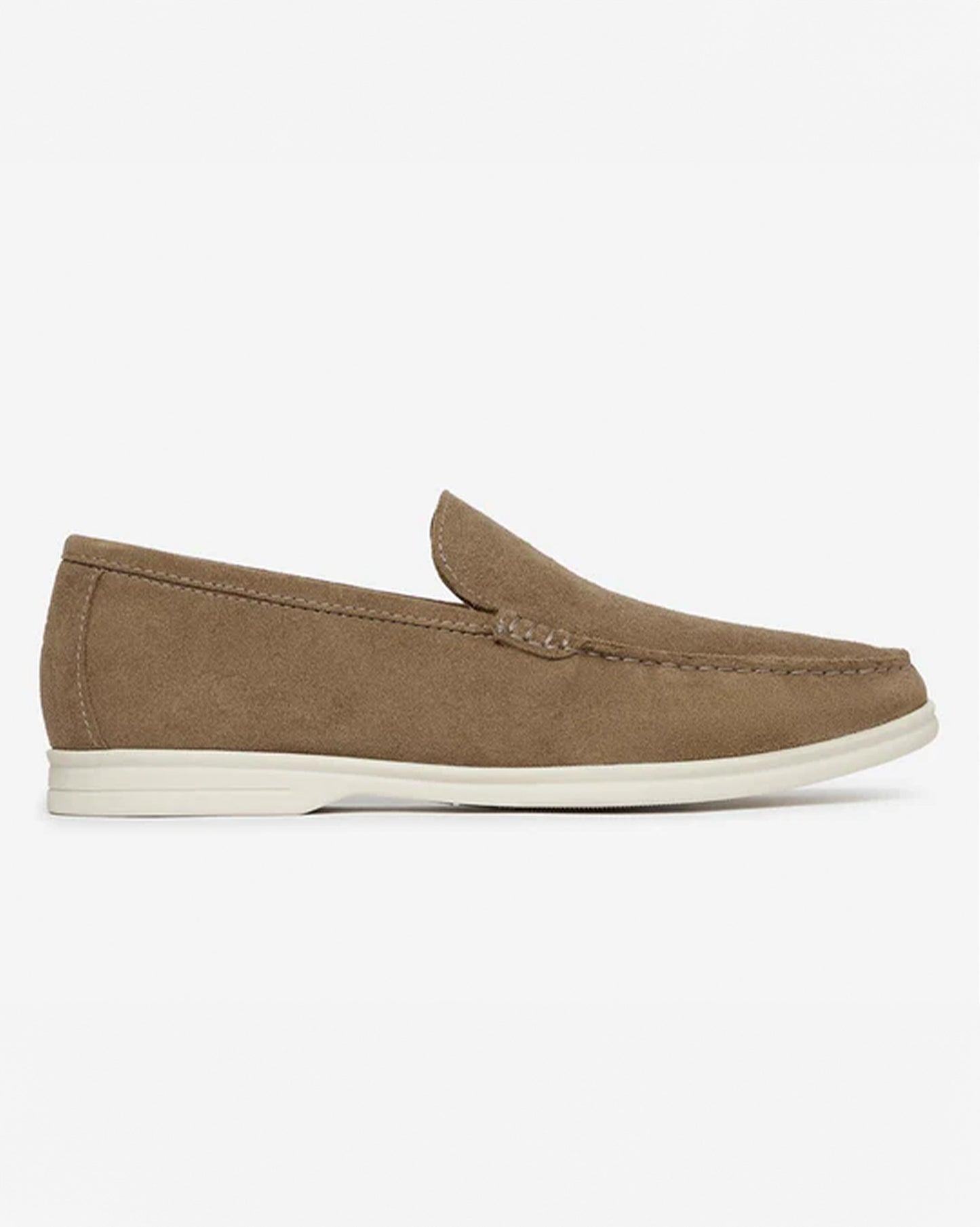 Alicante Taupe Suede Loafer