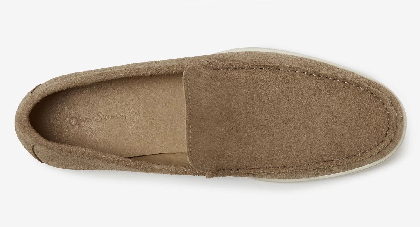 Alicante Taupe Suede Loafer