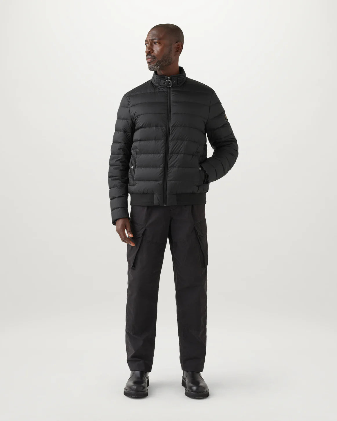 Circuit Black Quilted Jacket