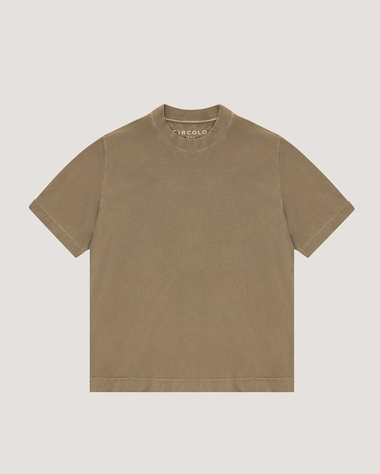 High Neck Jersey Tee