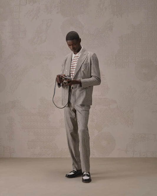 Scrub Melange Jersey Trouser