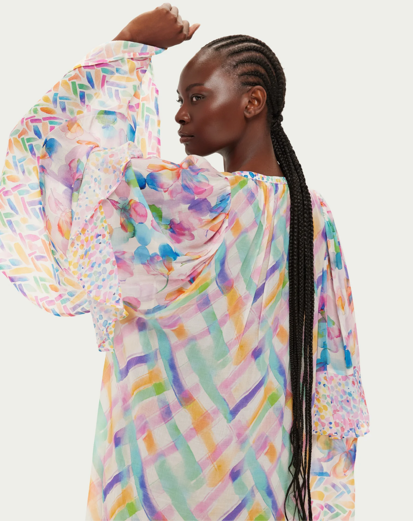 Calla Fairy Dust Tiered Ruffle Dress