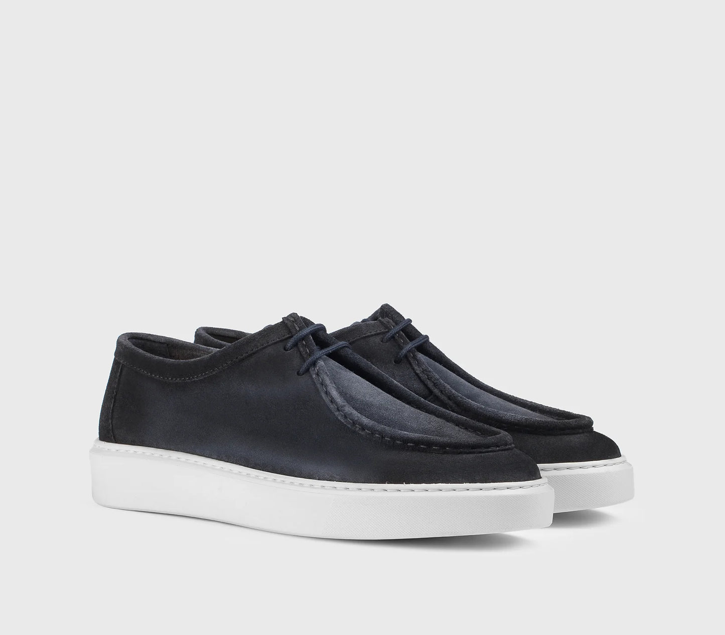 Paraboot Navy Suede Sneaker